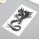 Tattoo on the body Black "Chinese Dragon" 11.5x21 cm