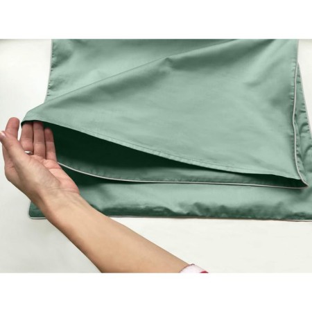 Pillowcase satin luxe, size 70x70 cm, mint color-1