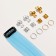Set "Love", Locon on a hairpin, translated tattoos, hair decor