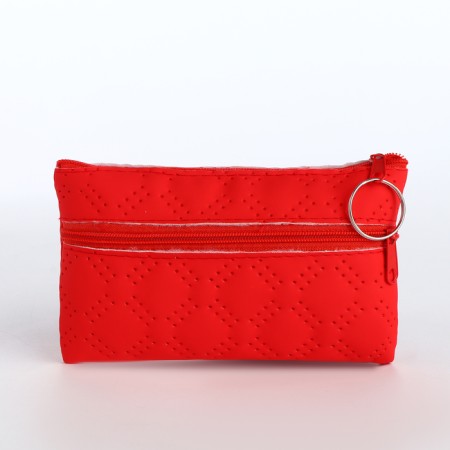 Women's wallet with lightning, red color-2