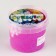 Slime "Glass" with raspberry sparkles, and balls, 90 g