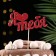 Topper "I love you" red glitter 15x7.3 cm