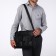 Male bag, terra dever, black color