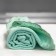 Knitted blanket, size 80x100 cm, mint color