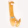 Skill of the soft toy "Fox", 140 cm, orange color