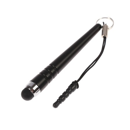 Luazon stylus, "drop", for a tablet and phone, 6 cm, heat, with a mount, black-2