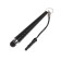 Luazon stylus, "drop", for a tablet and phone, 6 cm, heat, with a mount, black