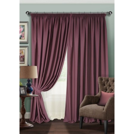 Set of curtains Blackout SH, size 440 cm x 270 cm, purple color
