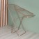 Sushilka for linen is floor folding, working length 20 m, height from the floor 95 cm, width 54 cm, color pink gold