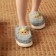 Baby slippers, size 26-27, gray