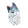 Wooden puzzle "Brave Husky with Swarovski crystals", 48 × 35 cm
