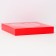 Box for sweets 25 pcs, 22 x 22 x 3.5 cm, scarlet