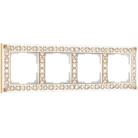Frame for 4 posts (white gold) W0041523