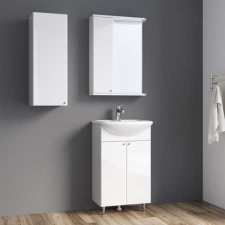 Cabinet of hinged spectrum 30, 30 x 30 x 80 cm, facade MDF-2