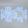 Capcake box, confectionery packaging double -sided, 4 cells "Flowers", 16 x 16 x 10 cm