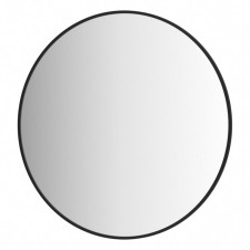 Mirror in the frame D 70 cm, evoForm, black color