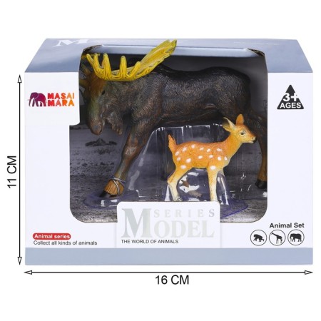 Набор фигурок «Мир диких животных: семья оленей», 2 фигурки-4