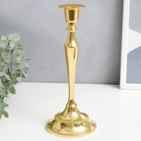 Summary Metal for 1 candle "Scandy" gold 24.5x10x10 cm-1