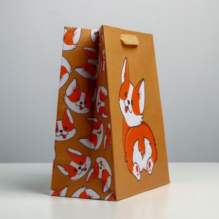 Package Gift Craft Vertical, Packaging, "Pyosik", MS 18 x 23 x 10 cm-2
