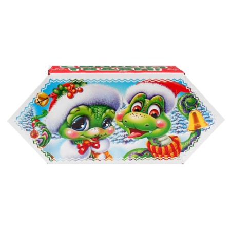 New Year. Gift set of sweets "Sweet couple" with a game and animation, 200 g-1