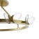 LUSTER "Butterflies" LED 68W 3000-6000K gold 50x50x27.5 cm Bayerlux