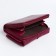 Women's wallet on the button, purple color