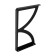 Delta bracket, double, fashion 2, 195x355, 2 pcs, color black