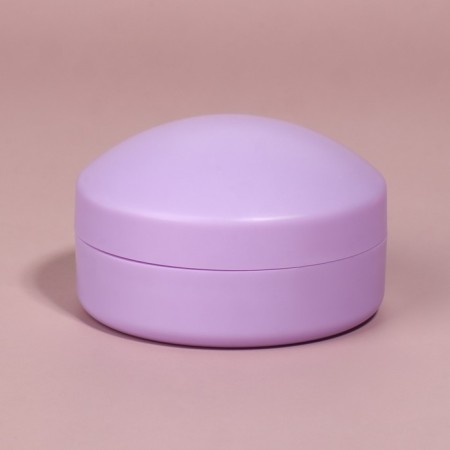 The comb is massage, round, folding, with a mirror, D = 7.5 cm, in the box, lilac color-10