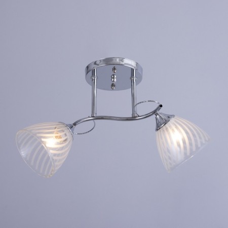 Causte "Nora" 2x60W E27 chrome 50x22x26cm-1