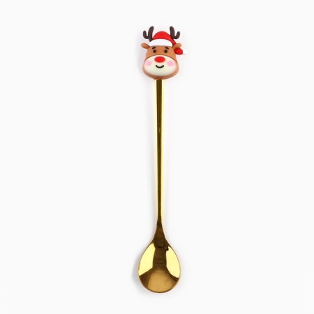 New Year's spoon with a rubber additional element "New Year: Magic Holidays", 3.5 x 16 cm-3