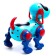 IQ DOG robot pillbox, sings, works, works from batteries, blue color