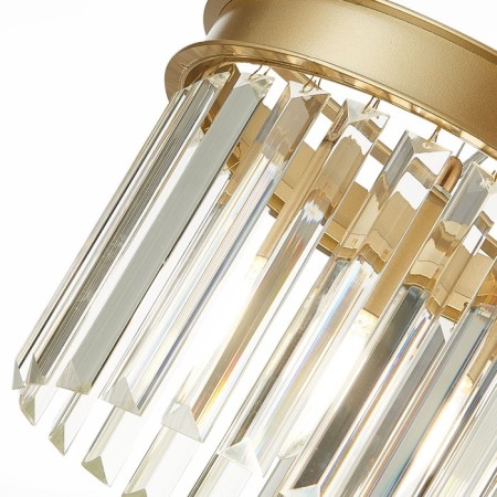 Suspension lamp ST LUCE. SL1624.203.01. Ercolano. 1x40 W, E14, 20x20x28 cm, Shampan-4