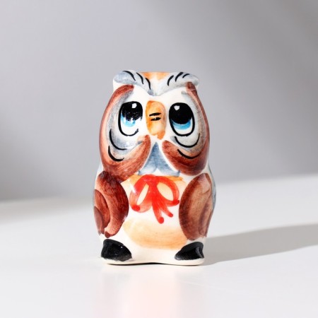 Souvenir "Owl cartoon", gzhel color