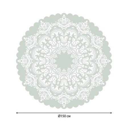 The tablecloth “Classic ornament”, round, Saten, d = 150 cm-1
