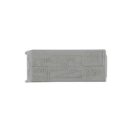 Construction and installation terminal of QMS 224-101 for a lamp per 1 conductor (1.0-2.5)/(0.5-2.5) mm², Ser-4
