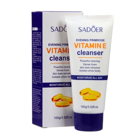 Face peeling with vitamin E, 100 g