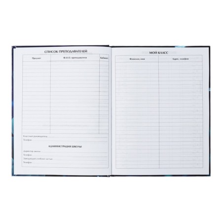 Universal diary for grades 1-11, Neon, solid cover 7BC, glossy lamination, 40 sheets-5