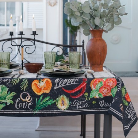 The tablecloth "Ethel" Delicious Fresh 149x180cm, 100% cotton, sarzha 190 g/m2-6