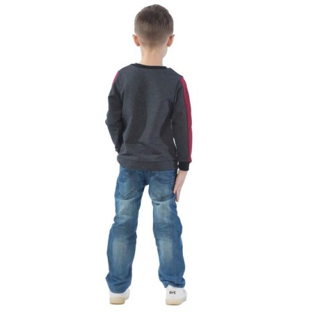 Svitshot for Biker Club boys, height 110 cm, color anthracite-3