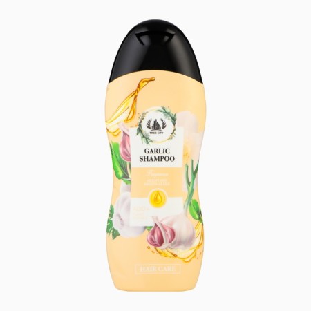 Hair shampoo, nutrition and strengthening, with garlic extract, 400 ml