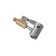 The tip of the pump with a reset valve, chrome