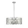 Suspension lamp ST LUCE. SL1104.103.05. CASTO. 5x60 watts, E14, 58x58x23 cm, chromium color