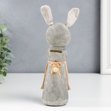 Polystone souvenir "Sweet bunny in the apron and cap" 23.5x7.5 cm-2