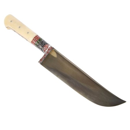 Pchak Sharkhon, bone handle (Erma), Garda with an engraving-3