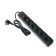 Network filter 5Bits SP6B-118 6S, 6 outlets, 1.8 m, 10 A, 3x0.75 mm2, s/k, with off., Black