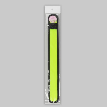 Reflective bracelet on batteries, self -fixed, 3 modes, 34.5 × 4 cm, yellow color-8