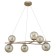Suspended lamp 6x40W E14, size 68x37x98 cm