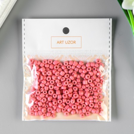 Round beads 6/0 "peach" 20 g-2
