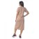 Women's dress W.W.F.H., size 44, color light brown