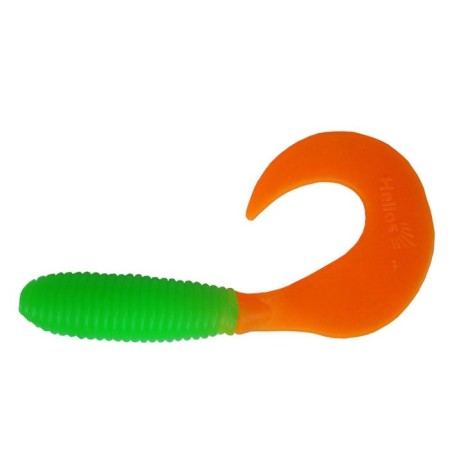 Helios Credo Lime & Orange Twizer, 8.5 cm, 7 pcs. (HS-11-020)